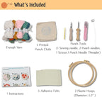 Mooncci Punch Needle Coaster Kit, Great Festival Gift and Decoration Ideas - Image 2