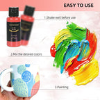 Colorful Stain Glass Paint Set - Image 3