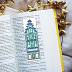 FREEBLOSS 6 Set Cross Stitch Bookmark Kit Stamped Cross Stitch Kit Street View - Image 5