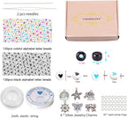18800Pcs 3mm 48-Color Glass Seed Beads + 260 Alphabet Letter Beads DIY Jewelry - Image 3