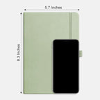 RETTACY Lined Journal Notebook, 192 Numbered Pages, A5 Size | Leather Hardcover - Image 9