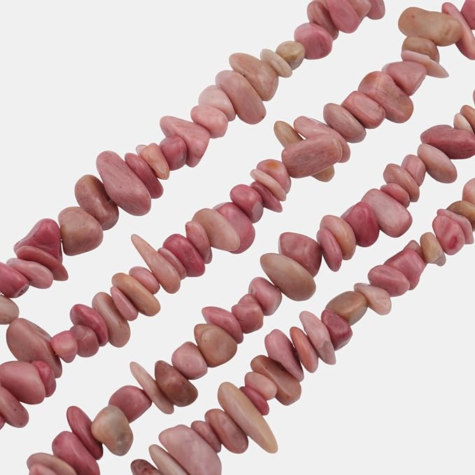 400pcs Natural Chip Stone Beads - Image 6