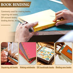49 Pcs Book Binding Kits for Beginners Hand Bookbinding Tools Bookbinding - Image 7