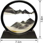 HYUGF Moving Sand Art Picture Decor, 3D Deep Sea Sandscape Liquid Motion - Image 3