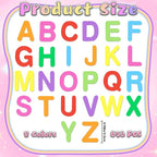 656 Pcs Foam Letter Stickers, Self-Adhesive EVA Alphabet Stickers Small 1 Inch - Image 2