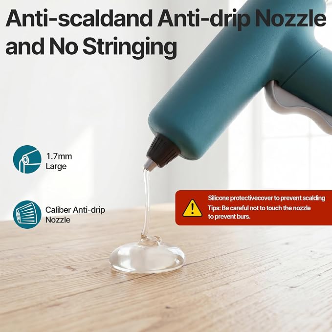 Cordless Hot Glue Gun, Fast Preheating - Image 4
