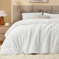 BEDELITE Fleece Oversized Queen Comforter Set -Super Soft & Warm Fluffy Bright by BEDELITE