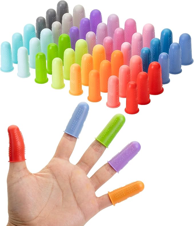 Mr. Pen- Hot Glue Gun Finger Protectors, Rubber Fingers Tips, Rubber Finger by MrPen