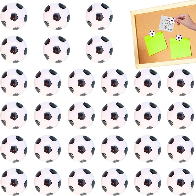 35 Pack Sport Ball Push Pins Basketball Baseball Football Tennis Thumb Tacks by Unknown