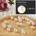 Phinus 600 Pcs 10mm Pearl Beads - Image 2