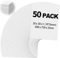 Frienda 50 Pack White Foam Board Foam Poster Boards 20 x 30 Inch Inch by Frienda