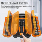 MANUFORE 34pcs Large Exacto Knife Set Craft Precision Knife Set Orange | - Image 3