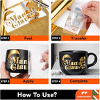 WRAPXPERT Gold Vinyl Chrome, Chrome Mirror Metallic Light Gold Adhesive Vinyl - Image 2