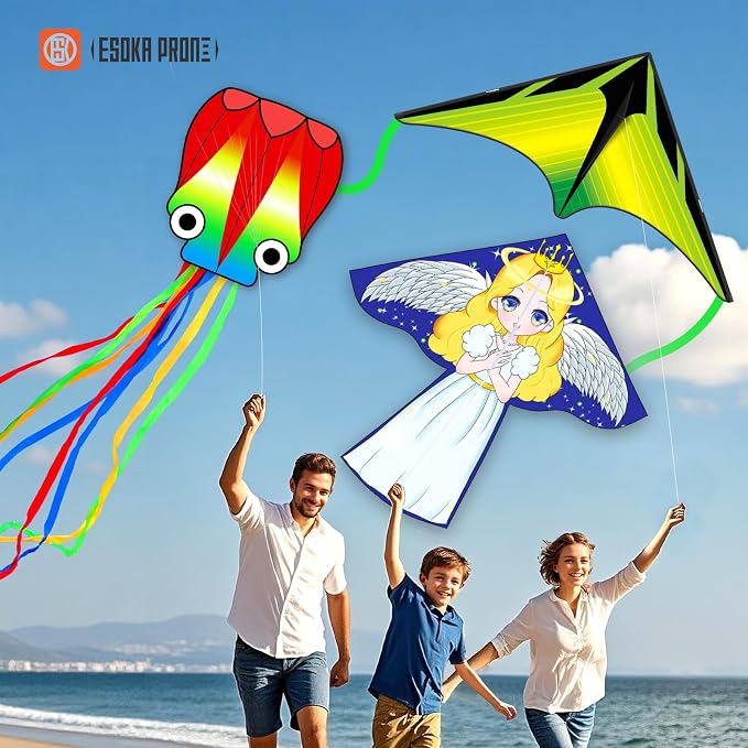 Kites for Kids & Adults, Large Kite for Beginners, Kites for Kids Ages 4-8 - Image 2
