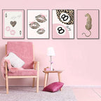 4 Pack Leopard Print Coquette Diamond Art Kits - Image 3