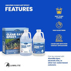 Alumilite Amazing Clear Cast Epoxy Resin Kit 1 Gallon - Image 3