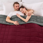 King Size Weighted Blanket for Adults Cooling Heavy Blanket for Sleeping by yescool