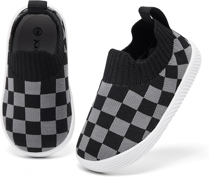 MORENDL Baby Toddler Walking Socks Non-Slip Breathable Unisex Casual Sneakers