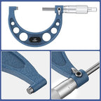 HDLNKAK Outside Micrometer Set, 0-3" Machinist Micrometer, 0.0001" Graduation - Image 8