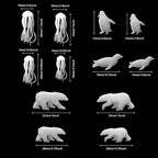 Woohome 12 PCSJewelry Making Supplies Resin Mould Filler, 3D Mini Jellyfish - Image 6