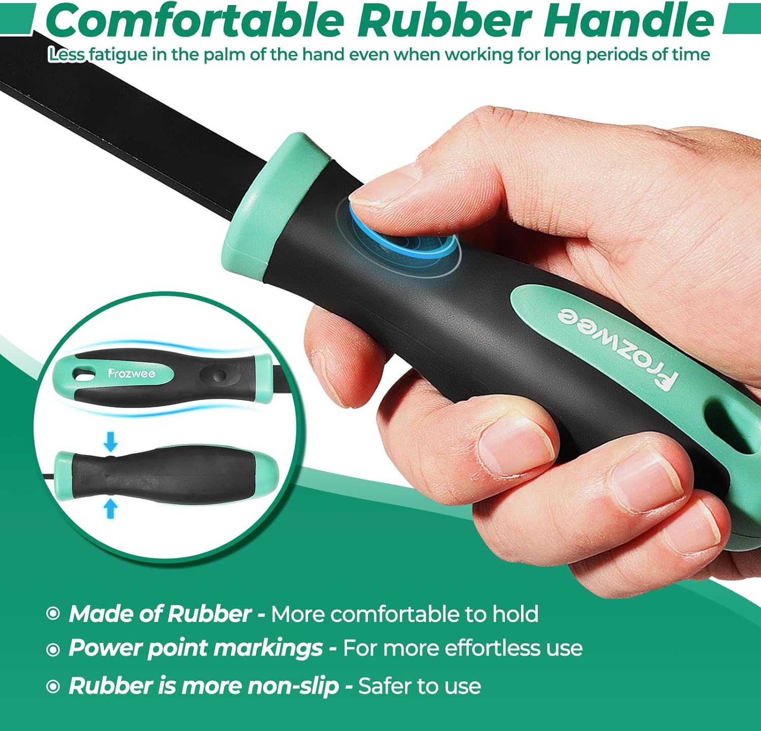 1-1/4-inch Carbide Scraper,Super Gasket Scraper with Durable Tungsten Tip for Remove Gaskets, Carbon and More from Varied Surfaces