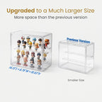 Acrylic Display Case for Collectibles, 4-Tier Large Stackable Clear Display Box - Image 8