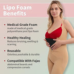 5 Pack Lipo Foam Pads, Tummy Tuck, Flattening Abdominal Compression Garments - Image 5