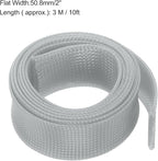 uxcell Expandable Sleeving, 2-inch 10ft Cable Sleeve - Image 3