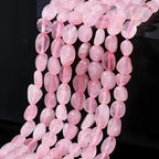 HAAMIIQII Natural Rose Quartz Crystal Pebble Stone 5-8mm Small Irregular - Image 6