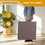 FDW 4FT Folding Table Half Portable Foldable Table Picnic Table - Image 7