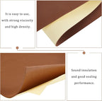 BENECREAT 78.7x12 inch Brown Self-Adhesive EVA Foam Roll, 3mm Thick Sticky - Image 4