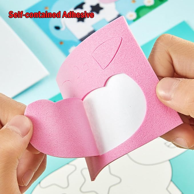 Lovyan 3D EVA Foam Stickers for Toddlers 12PCS Sticky Foam DIY Craft Preschool - Image 6