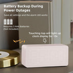 uscce Wooden Digital Alarm Clocks - Image 7