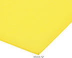 uxcell Yellow EVA Foam Sheets 10 x 10 Inch 3mm Thickness - Image 3