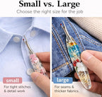 Reessy Seam Ripper Set, Small & Large Stitch Remover Tools - Image 6