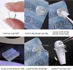 Fcozpjk Silicone Nail Art Molds - Image 4