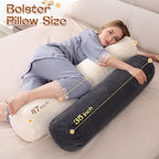 1 MIDDLE ONE Body Pillow for Adults, Long Bolster Pillow for Bed, Decorative - Image 2