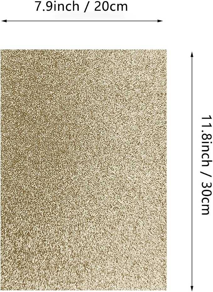 Jtnohx Glitter Felt Fabric, 8 x12 inches Felt Square Glitter - Image 5