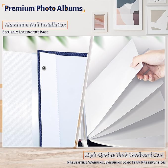 Artfeel Photo Album Self Adhesive Scrapbook, Large Photo Book - Image 4