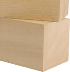 MUKCHAP 12pcs 6 x 2 x 2 Inch Basswood Carving Blocks, Unfinished Wood Block - Image 3