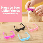 TOYANDONA 60pcs Doll Sunglasses, 4 Colors Glasses Doll Eyeglasses Miniature - Image 4
