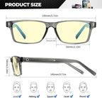 ANYLUV Blue Light Glasses Men Woman, Eye Strain Relief Eye Protection - Image 4