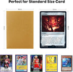 Gold MTG Card Sleeves 300CT, Matte Textured Back Card Sleeve Deck Card - Image 3