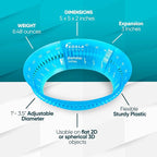 Koala Tools - Mini Ring Ruler for Circle Templates and Surfaces, Circular Ruler - Image 4