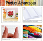 Red Roses Cross Stitch Kits for Beginner, Flowers Stamped Cross Stitch Kits - Image 4