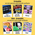 Chalkola Car Window Markers for Glass Washable - Image 8