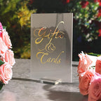 UNIQOOO 20 Pack Frosted Blank Acrylic Sign Wedding Table Numbers, 5 x 7 in - Image 3