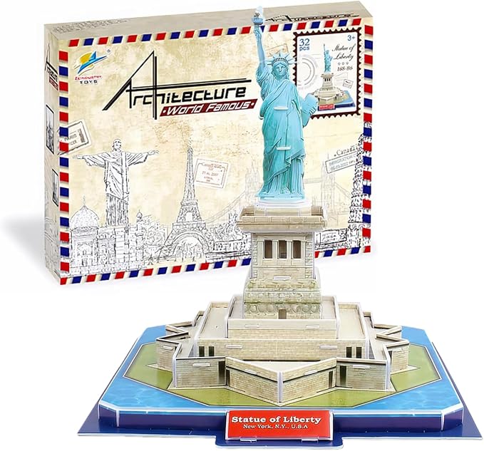 Architecture World Famous of 3D Puzzle.Build Your Own Collection of 17 Global by Unknown