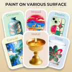 Nicpro Metallic Copper Acrylic Paint, 8.45oz/250ml Large Copper Leaf Paint | - Image 3