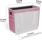 JJRING Craft Organizer Tote Bag, Large Art Storage Caddy - Image 2
